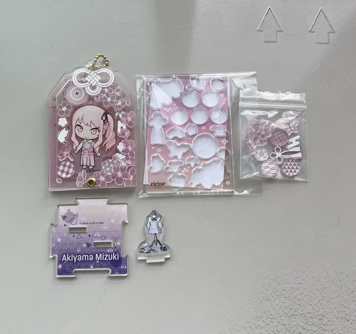 Pseka Mizuki Chibi acrylic Omamori bulk wts Sells