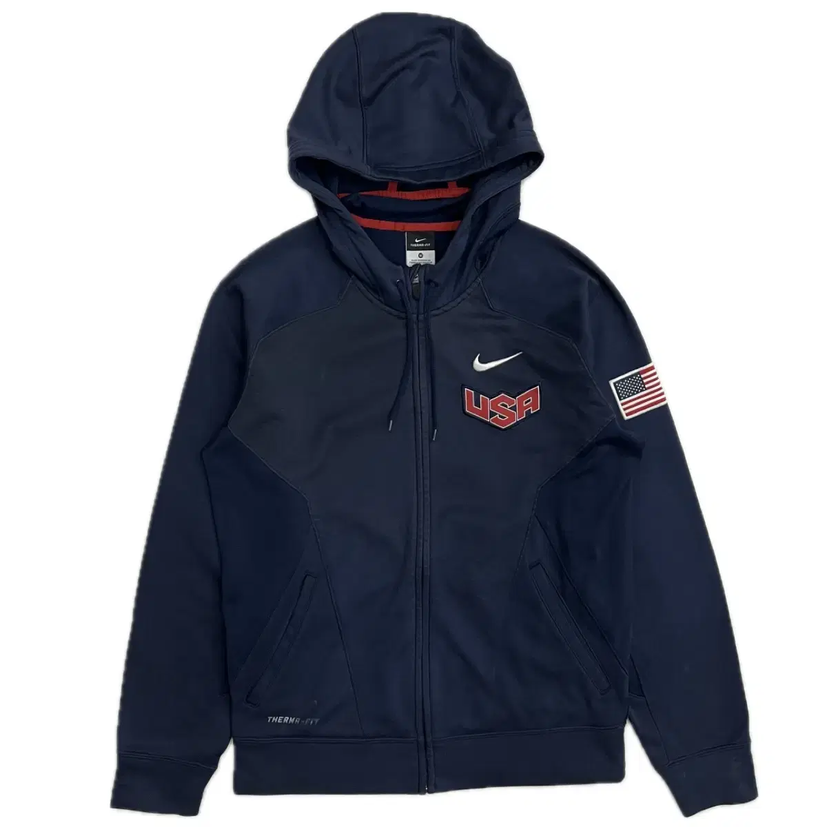 Nike USA USA Hooded Zip-Up 100 size L approx.