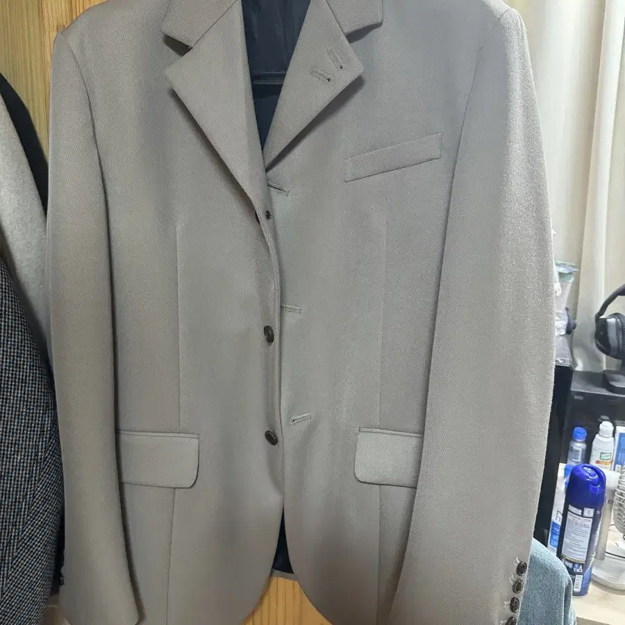 stu Overfit Blazer Beige m사이즈, 베이지 블레이저