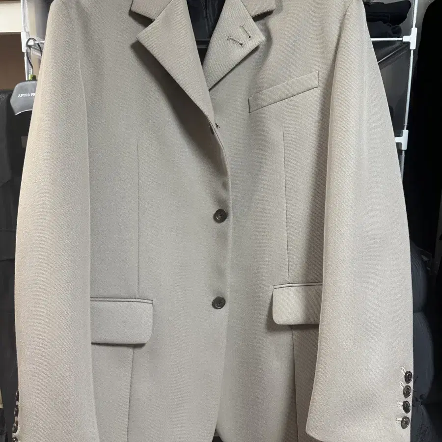 stu Overfit Blazer Beige m사이즈, 베이지 블레이저