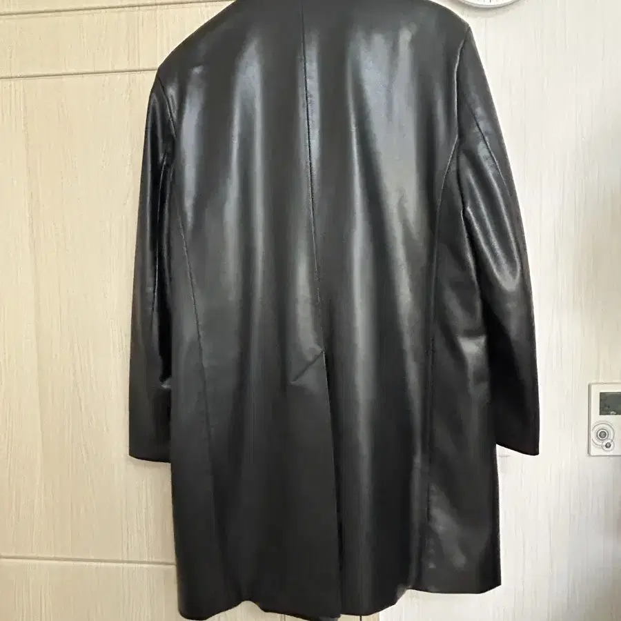 아모멘토 VEGAN LEATHER LONG JACKET /1size