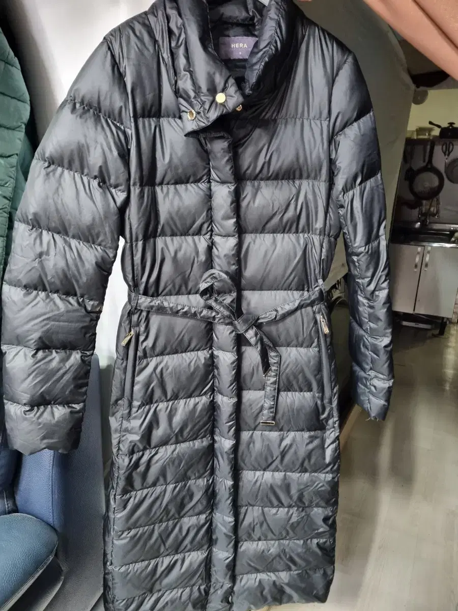 HERA Lightweight Goose Down Long Down Jacket 55