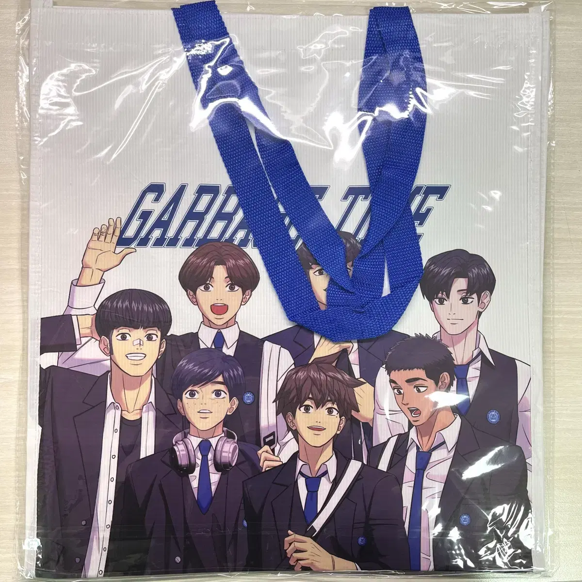 [unsealed]GarbageTime pop up pre-order benefit A4 sticker tarpaulin bag wts.