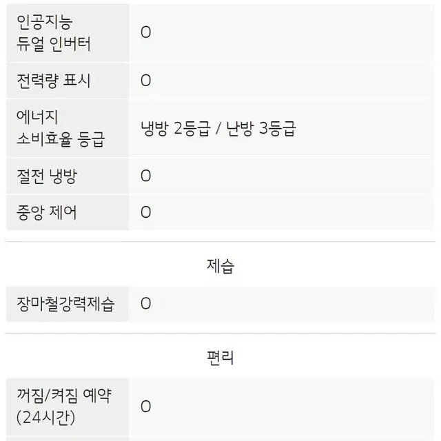 렌탈][LG] 휘센 벽걸이 냉난방기 11평형 (화이트)