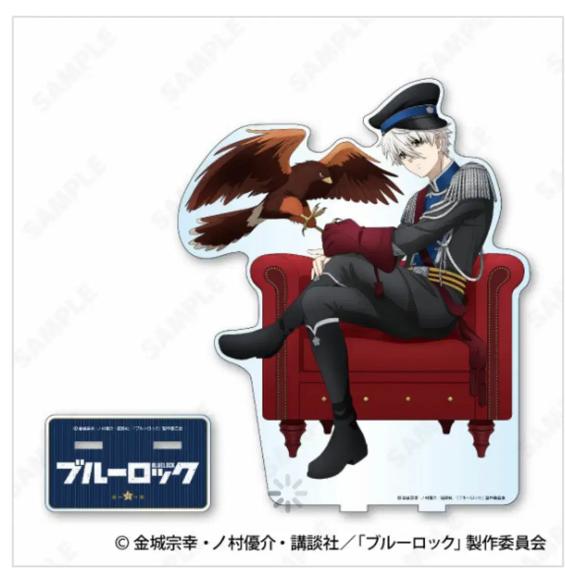 [Tappo] bloo Rock BIG acrylic stand 3 Nagi Seishiro Napoleon Jacket