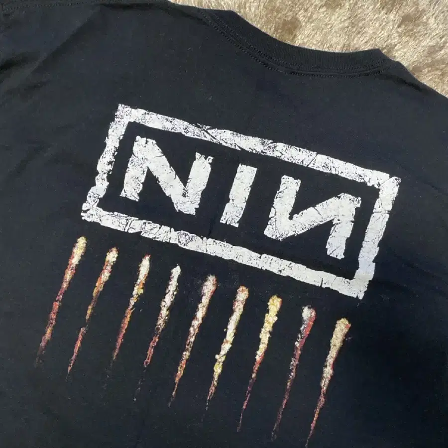 L) nine inch nails 머천 티셔츠