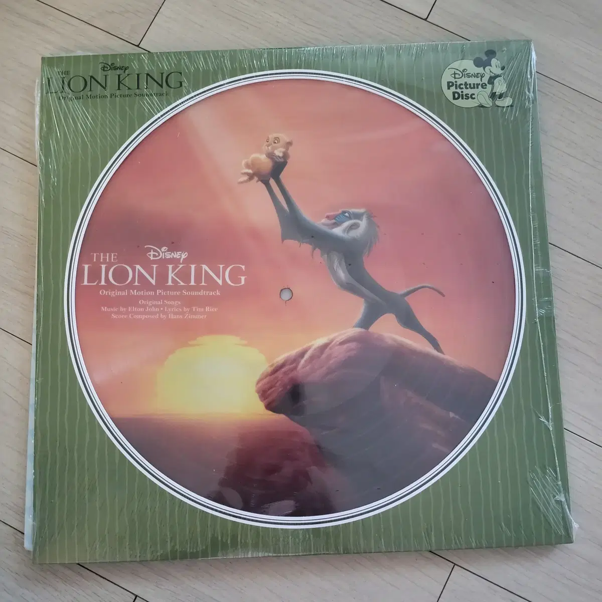 (디즈니 픽쳐디스크 시리즈) 라이언 킹 Picture Disc LP