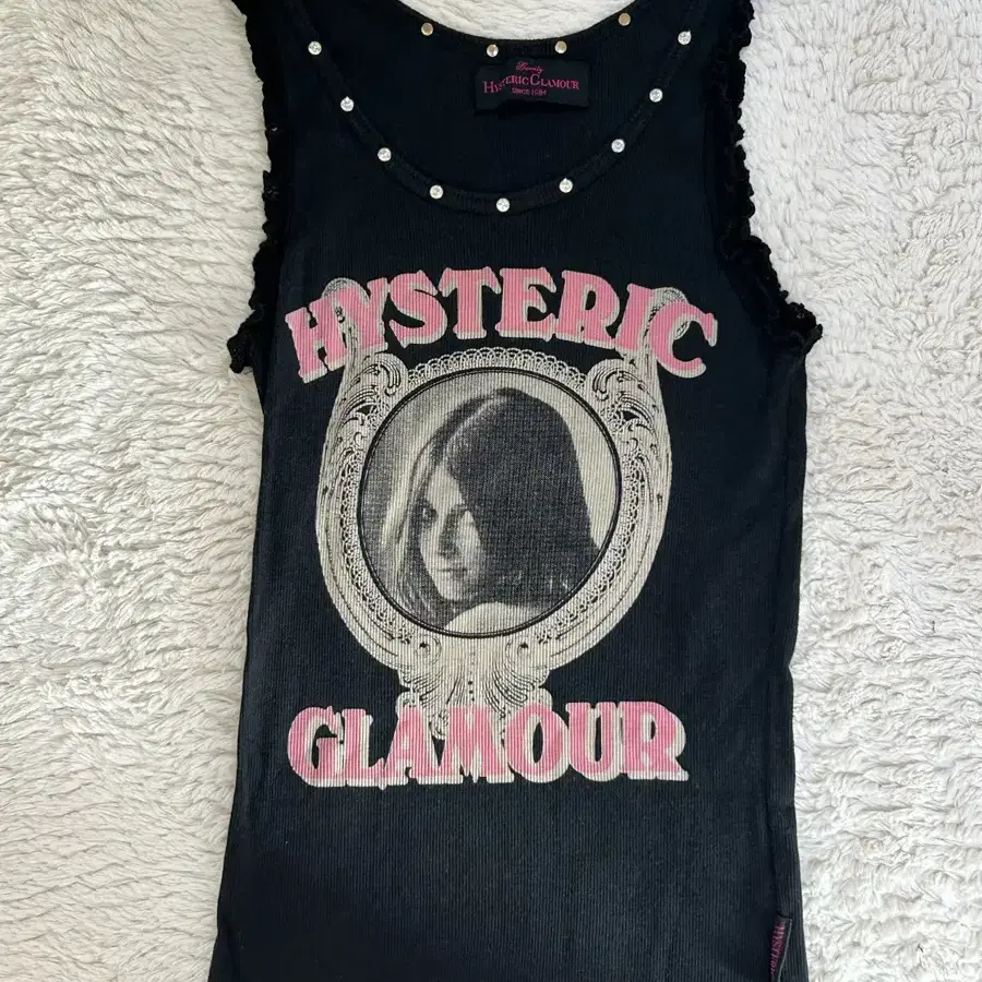 Hysteric Glamour 히스테릭글래머 슬리브리스 블랙