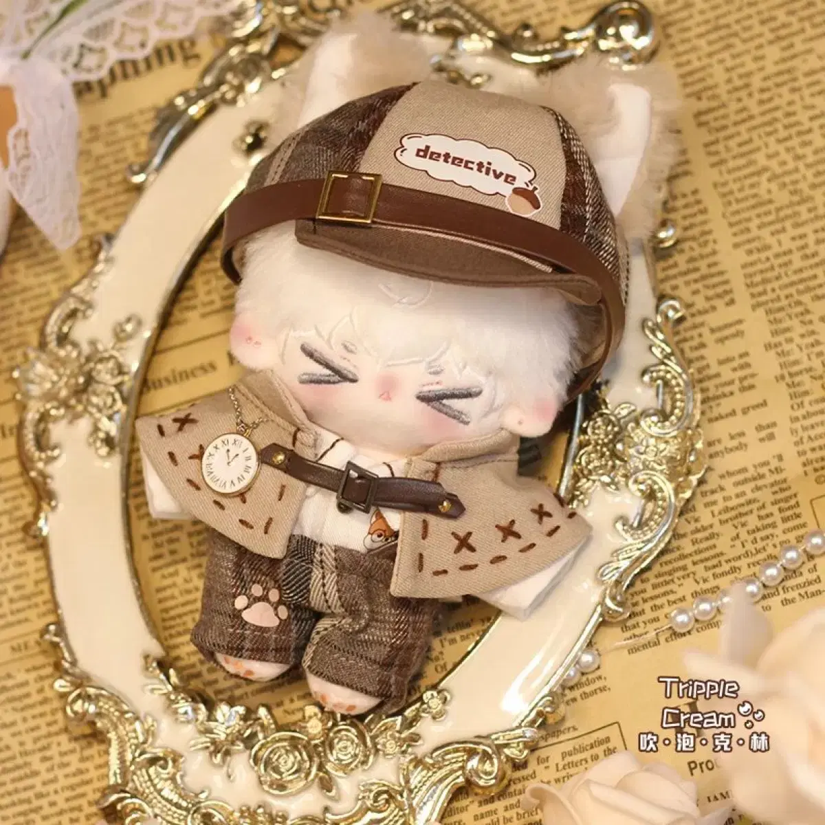 10cm Somyi Doll doll clothes Squirrel Detective WTS