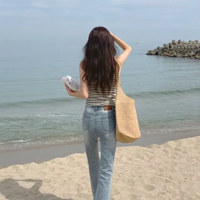 롱부츠컷데님 XL 새상품