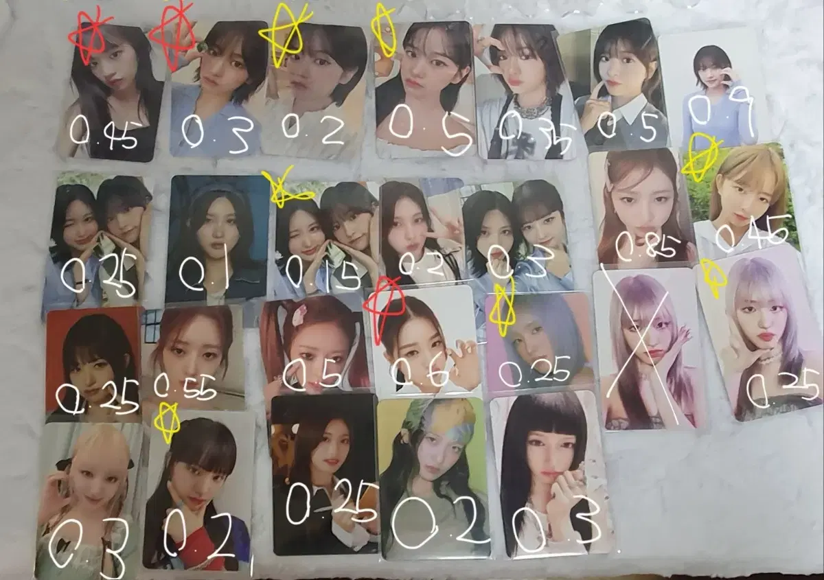 photocard sell (first four people to ive unsealed l bum, components free)