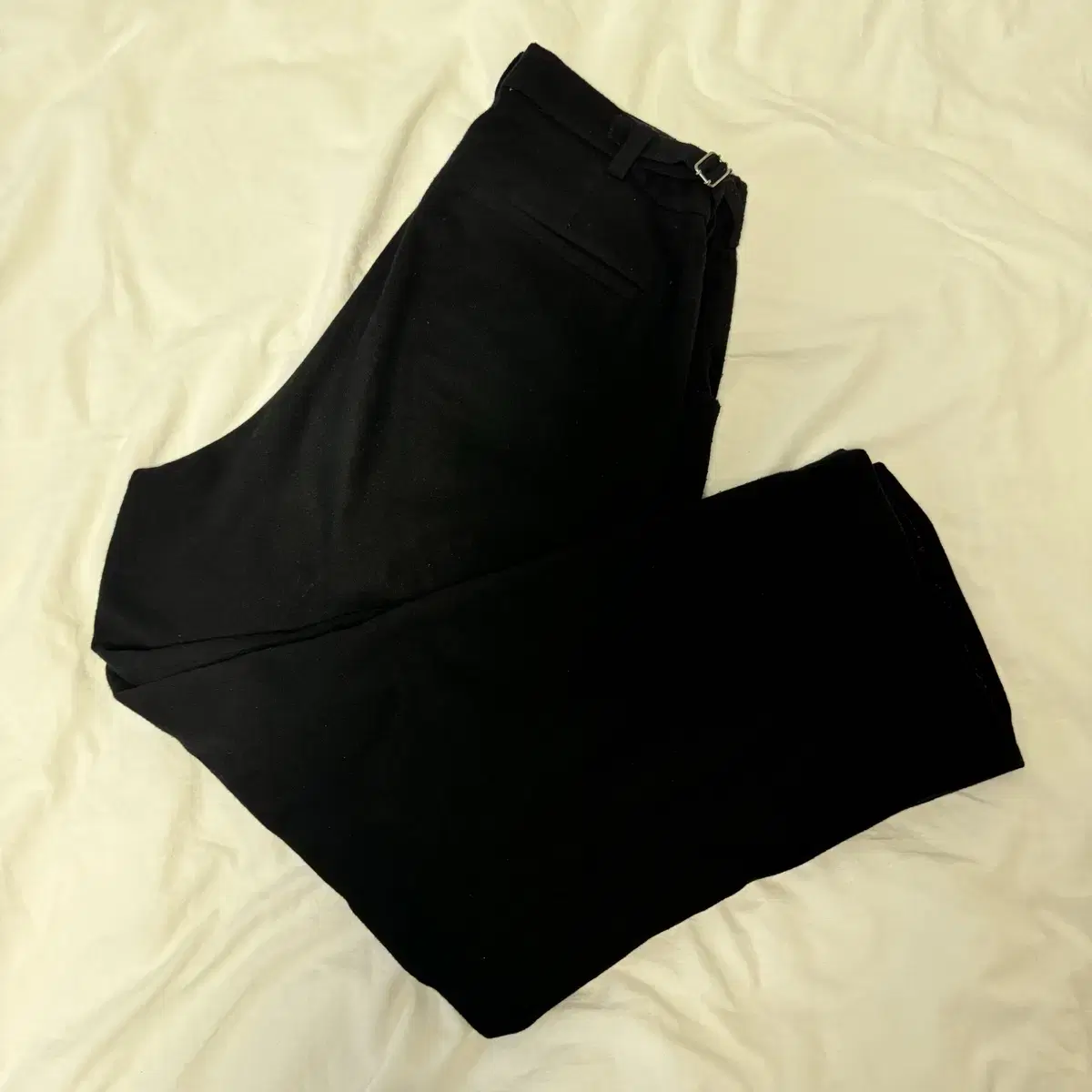 22fw 유스 스트럭쳐 팬츠 structured pants black S