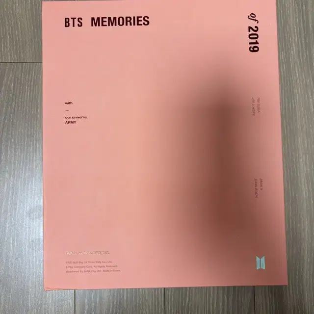 방탄소년단 2019 메모리즈