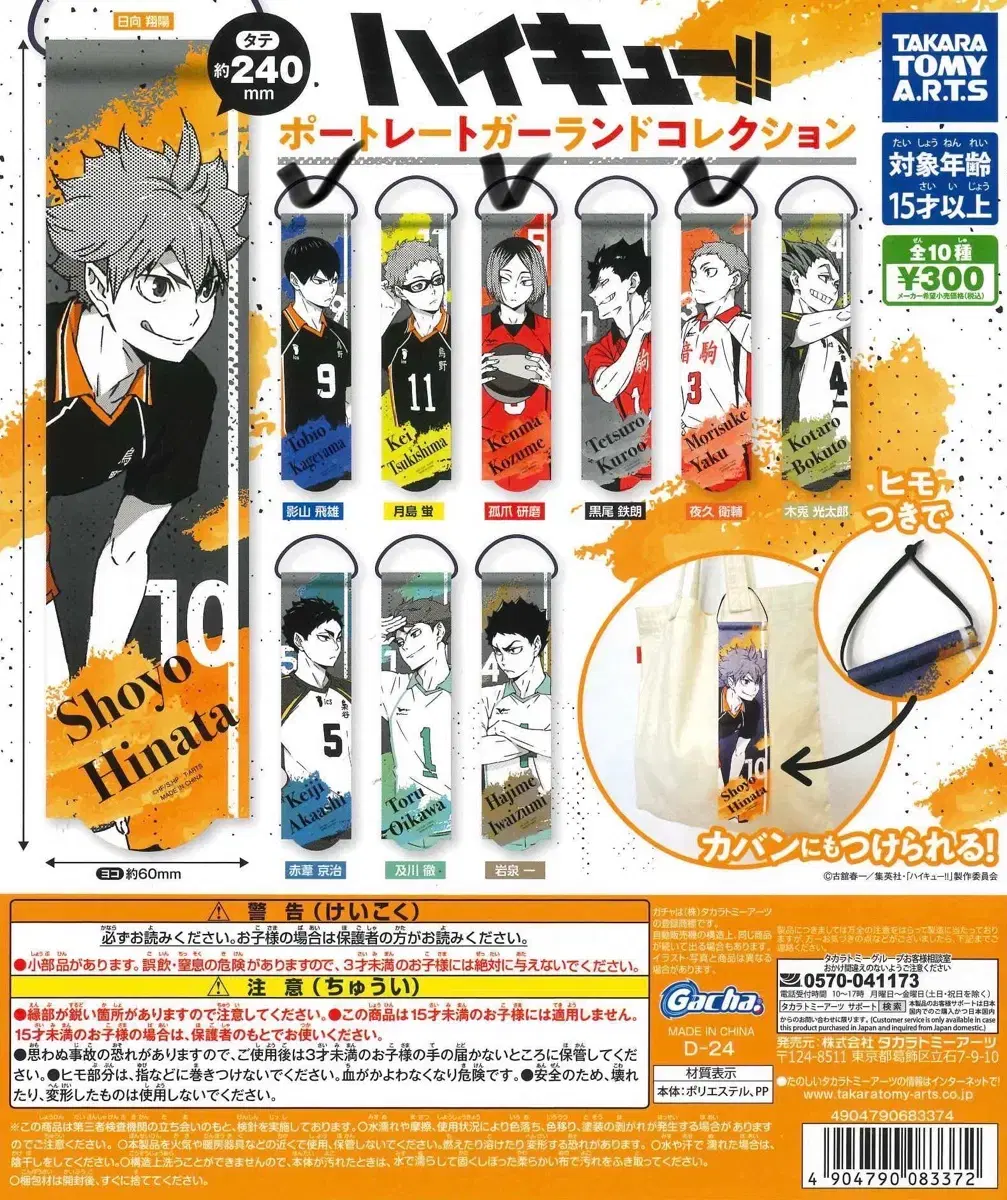 Bulk Haikyuu Mini Tapestry