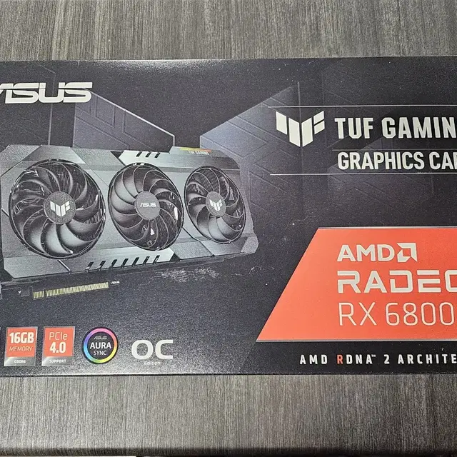 asus rx6800 16g 풀박스 팝니다