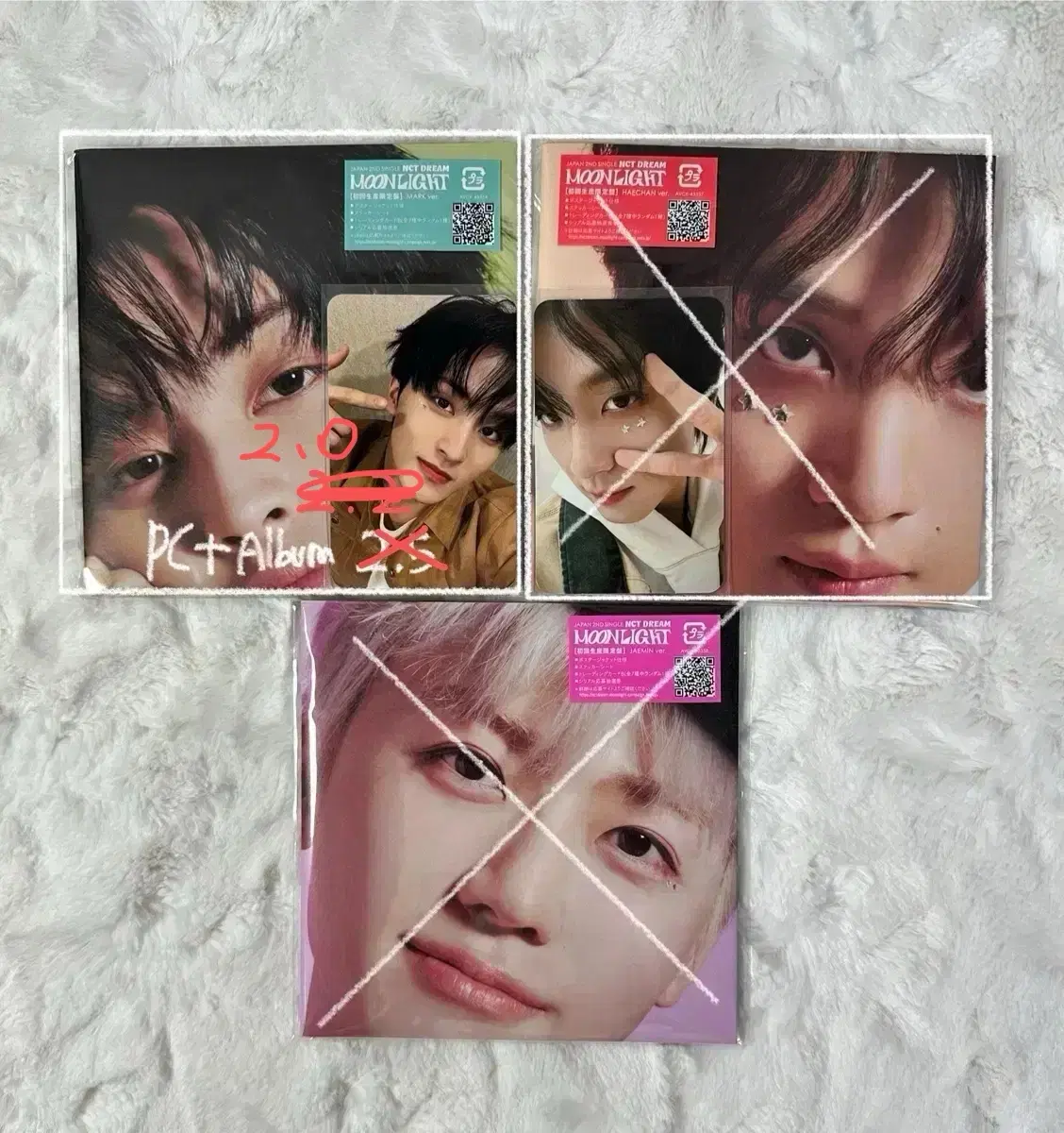 NCT Dream Moonlight Japan vahn poster version album mark haechan jaemin photocard