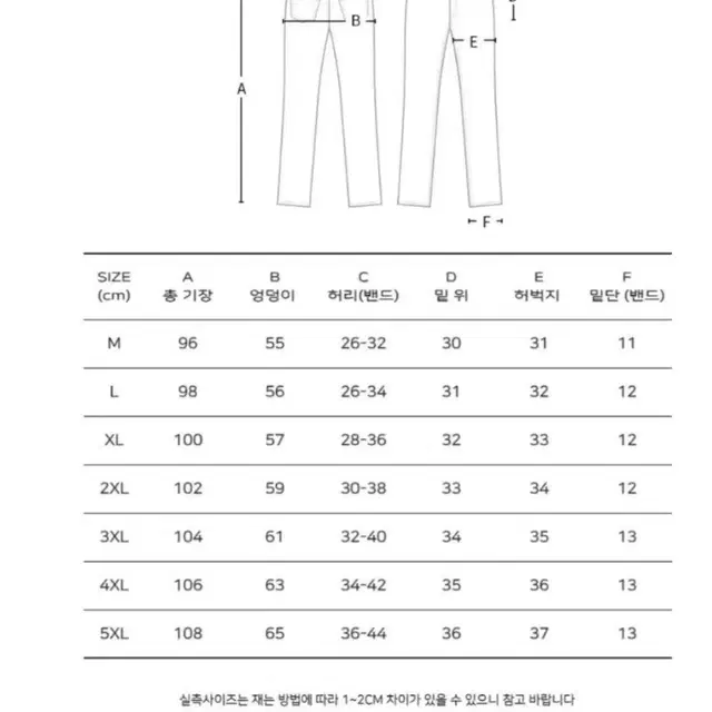 3XL  조거바지  쭈리 36~38인치 빅사이즈.트레이닝 바지