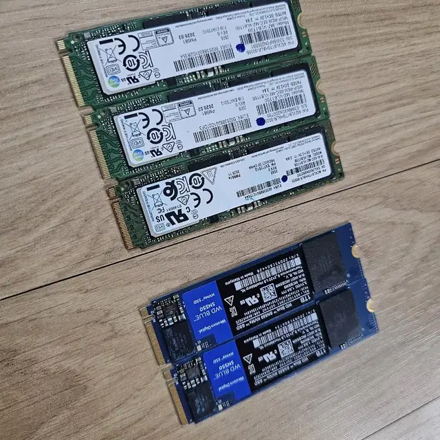 삼성,wd nvme 1테라 5개 판매합니다