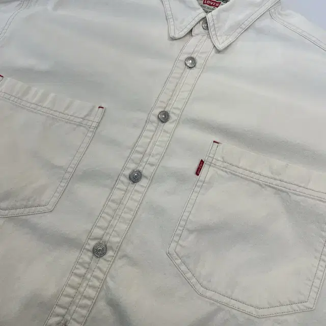 (M) Levi's 리바이스 데님 아이보리 셔츠