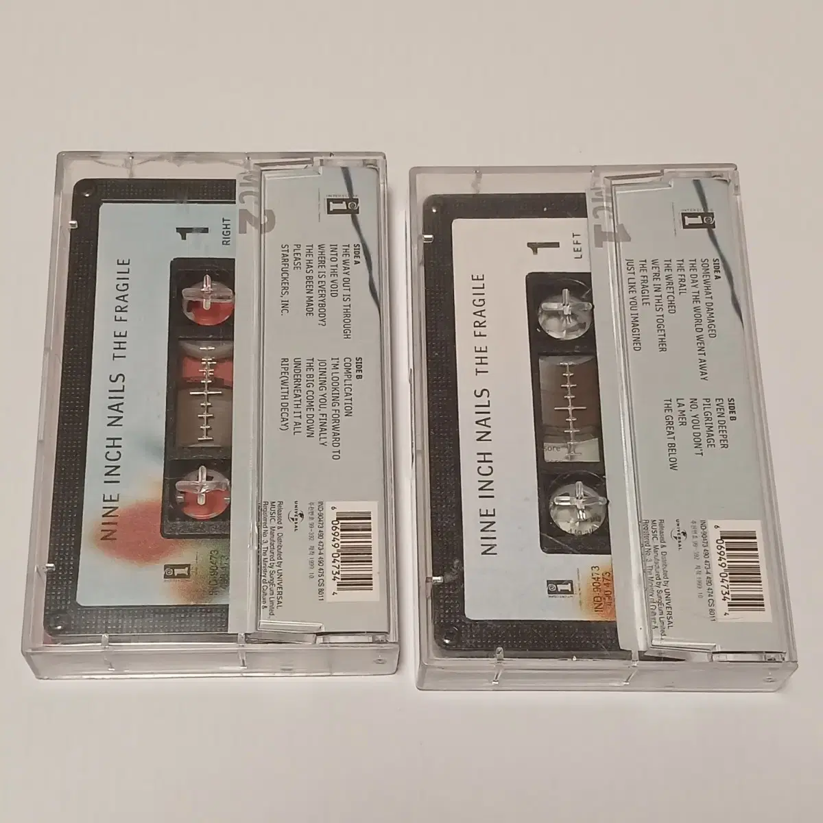 Nine Inch Nails 나인 인치 네일스 2Tape 카세트