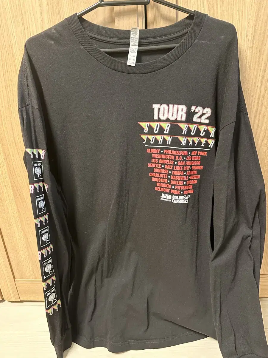 Zone Mayer 2022 Tour Long Sleeve T-Shirt 2XL