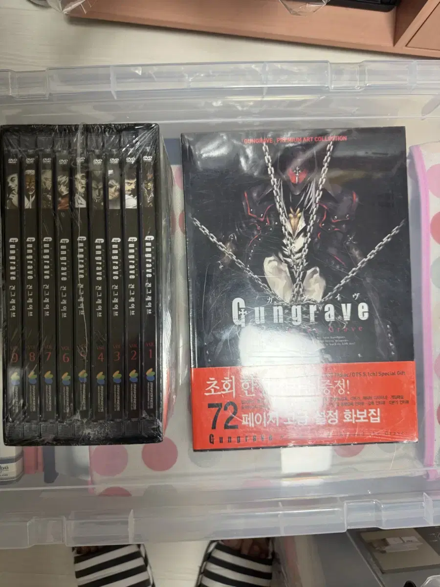 Gungrave DVD acrylic limited edition sealed + Set Unsealed