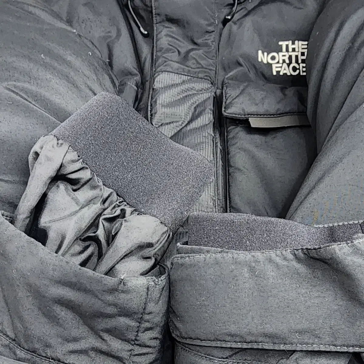 노스페이스 THE NORTH FACE700눕시폴라다운다운패딩자켓점퍼블랙S