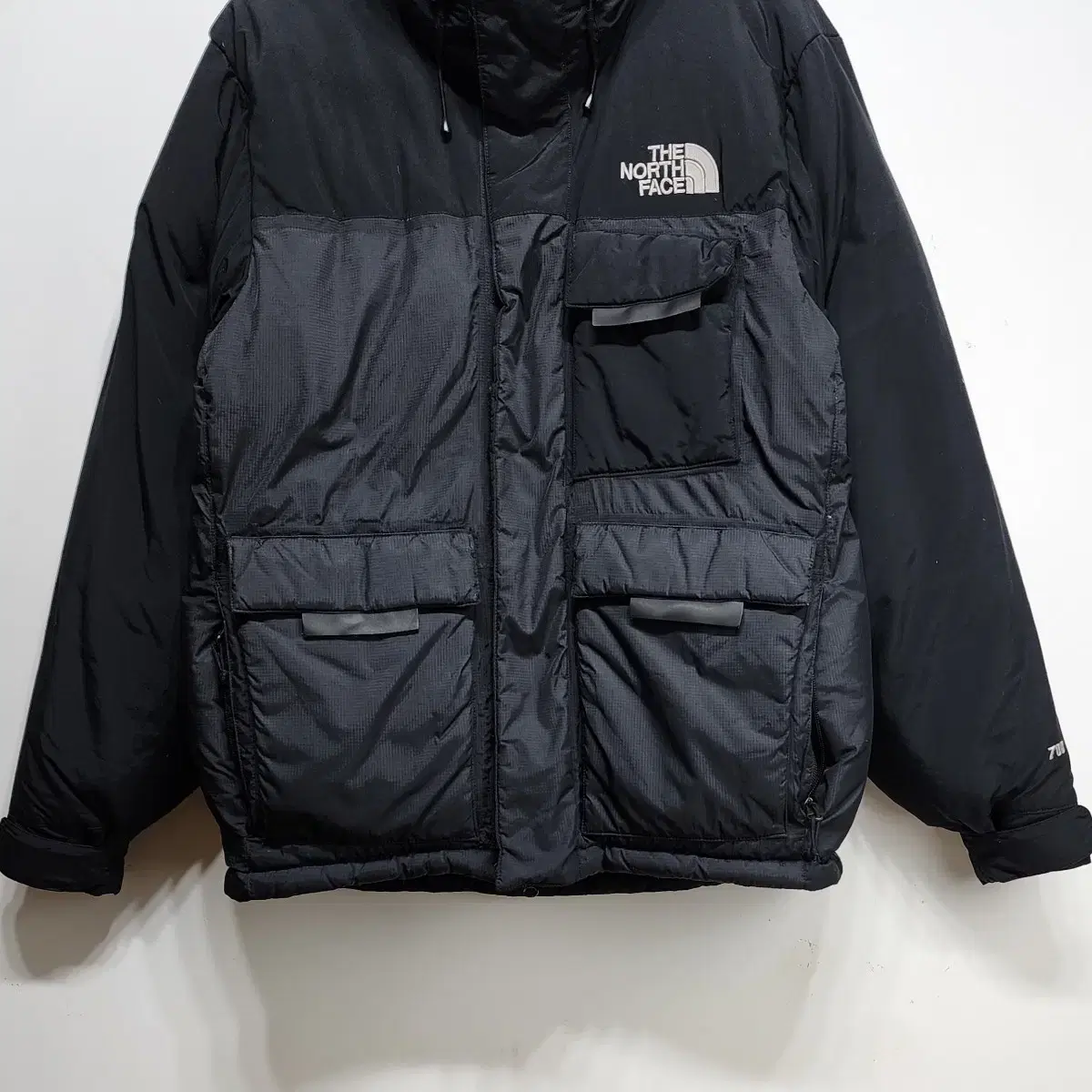 노스페이스 THE NORTH FACE700눕시폴라다운다운패딩자켓점퍼블랙S