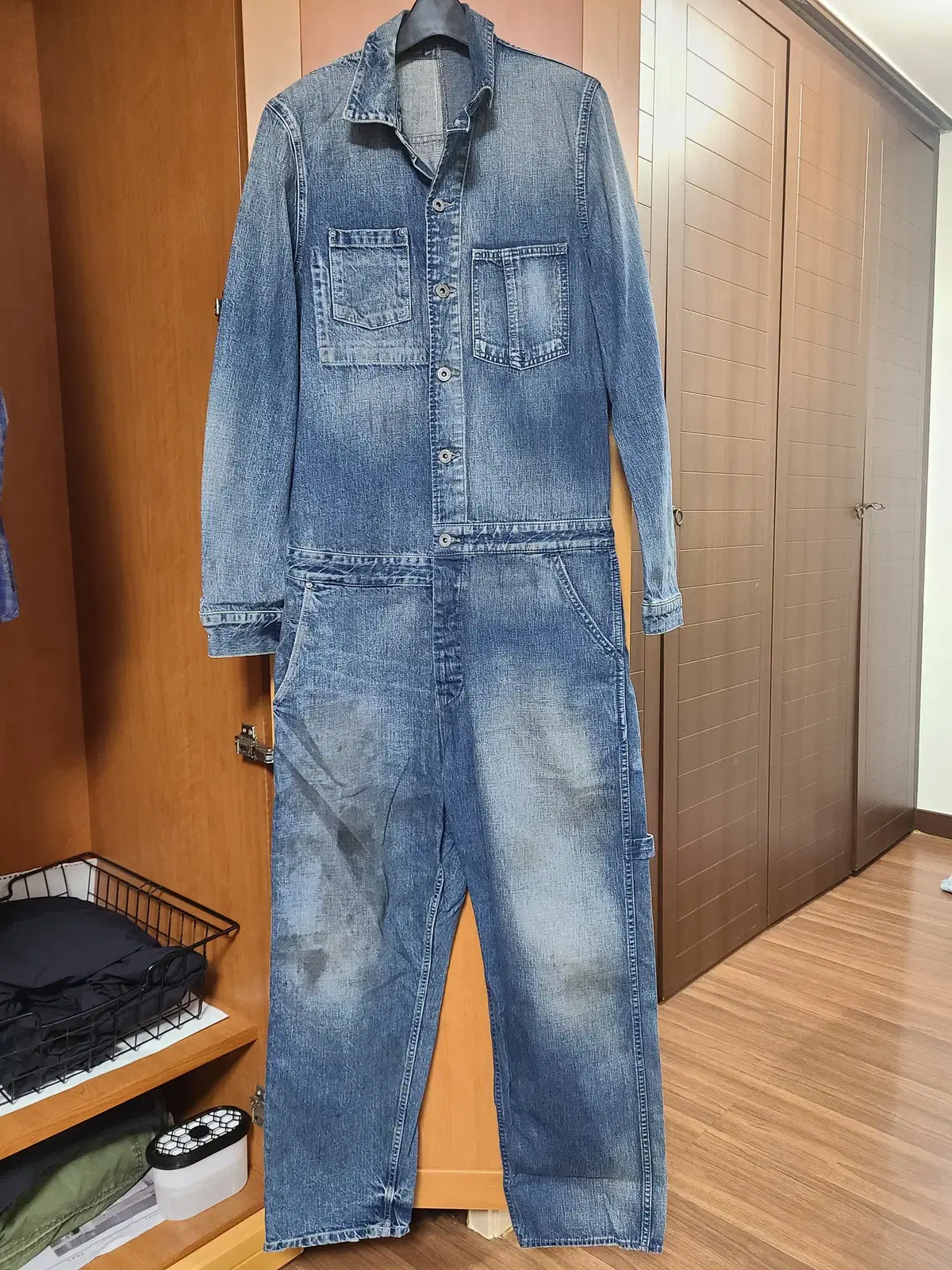 Johnbull Johnbull Denim Jumpsuit All-in-One Overalls