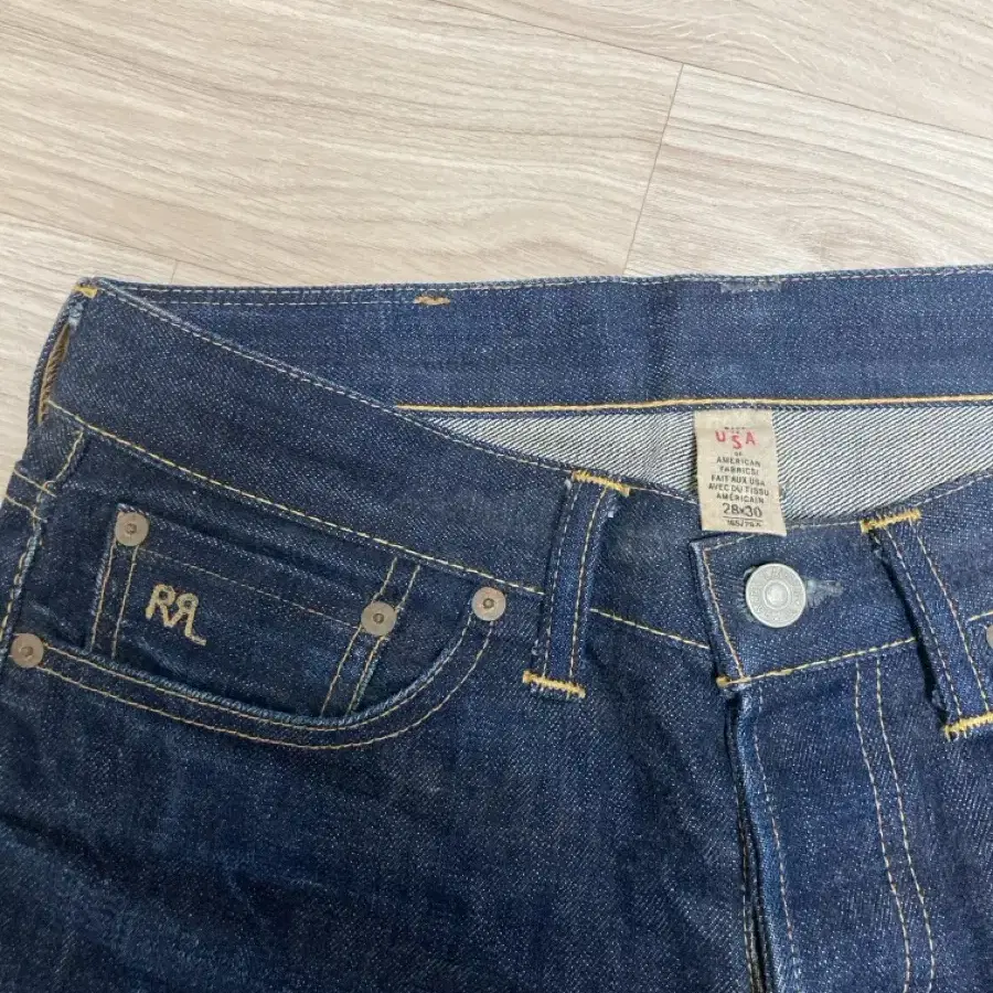 Rrl 셀비지 데님팬츠 슬림핏 28*30