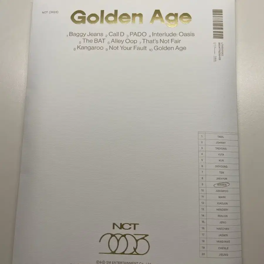 Nct 2023 golden age