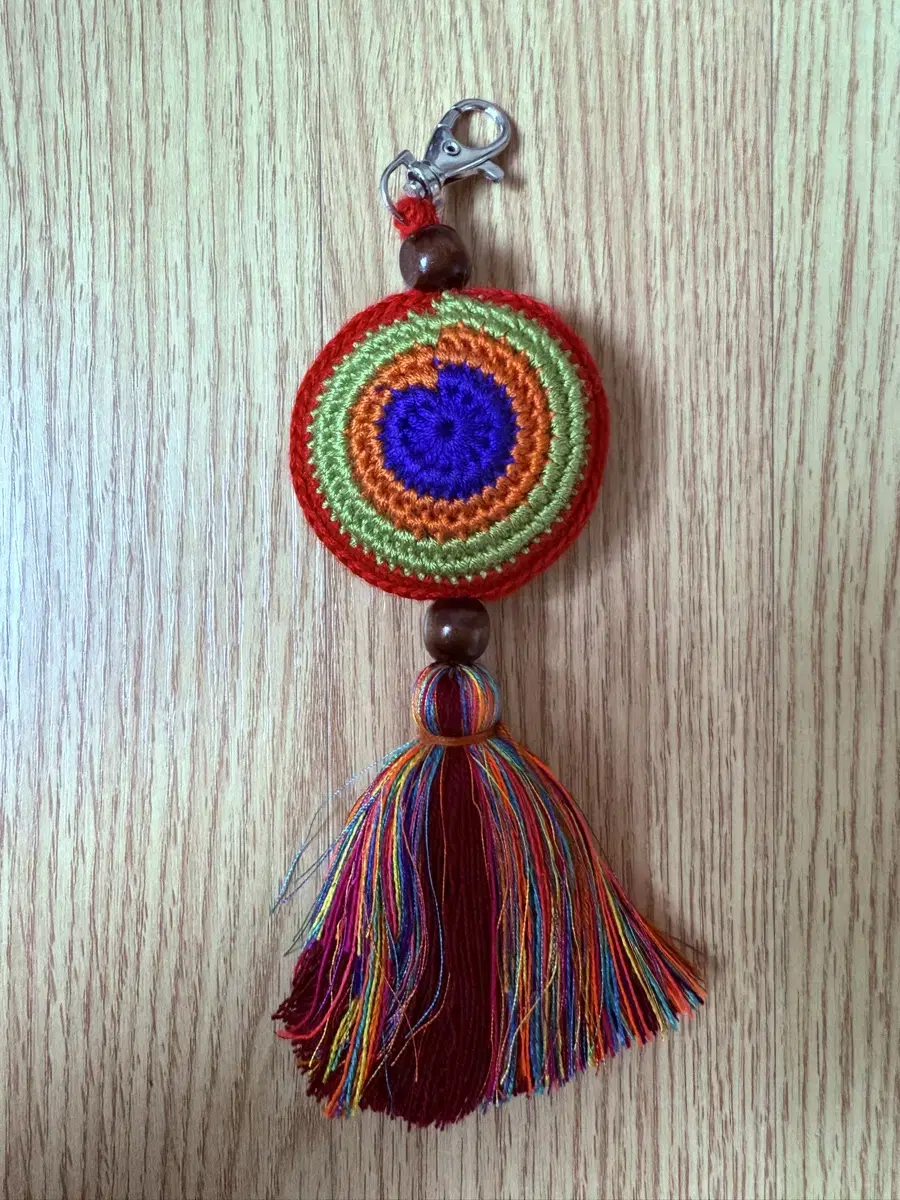 (Unused) Handmade Guatemalan Surgical Keyring