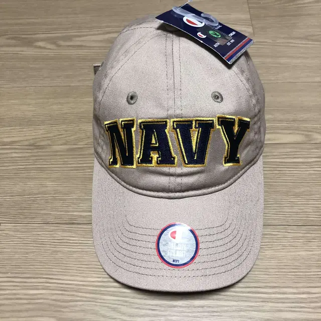 ONE SIZE) 새상품 챔피언 NAVY 자수 로고 볼캡 베이지 챔피온