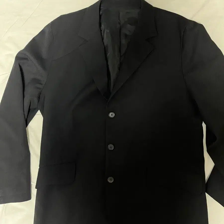 Youth notched single jacket L size black