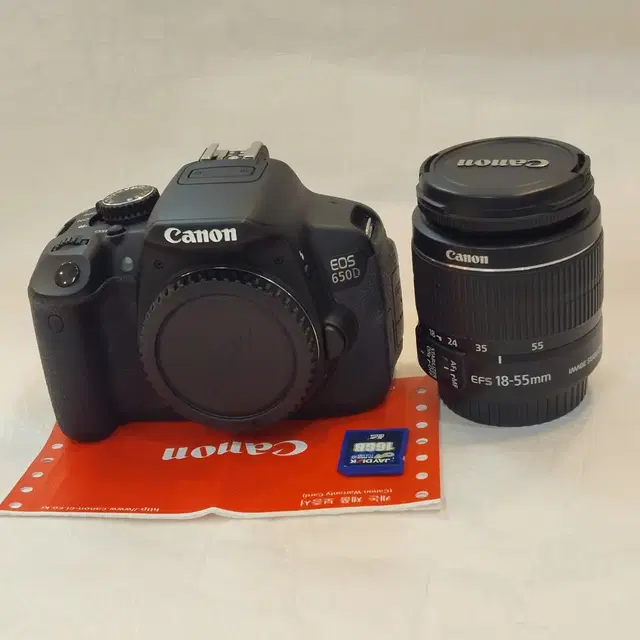 [중고]캐논정품 EOS 650D 18-55 컷수1479컷