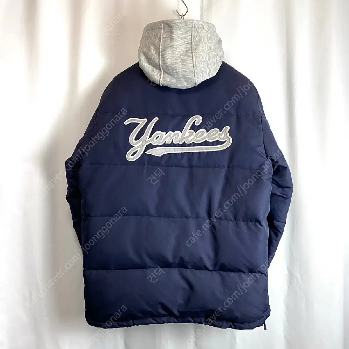 WWS Old School Overfit New York Yankees Duck Down Padded Jumper Jacket