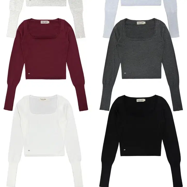 페일제이드 Basic Square-Neck Knit T