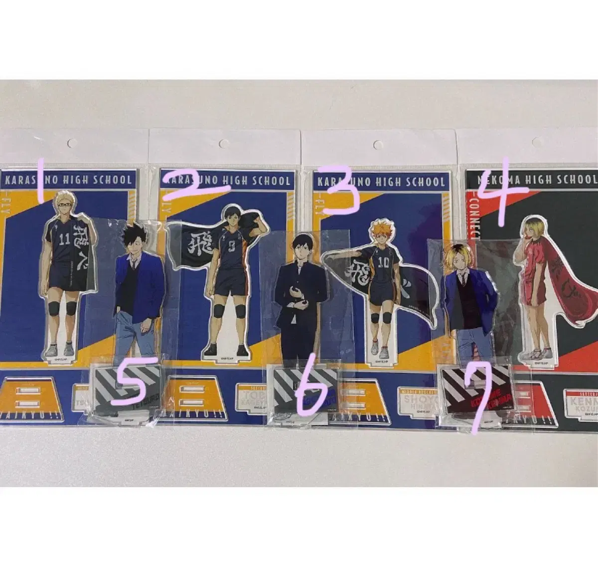 Haikyuu Banner acrylic stand Shibuya pop up Arcs