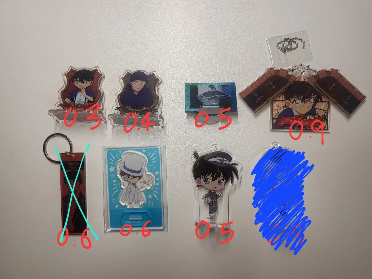 Price drop)Detective Conan acrylic stand keyring Animate Akai Heiji sells