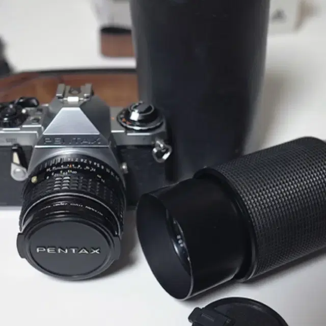 펜탁스 미슈퍼 me super (랜즈2개 50mm, 80-205mm)팝니