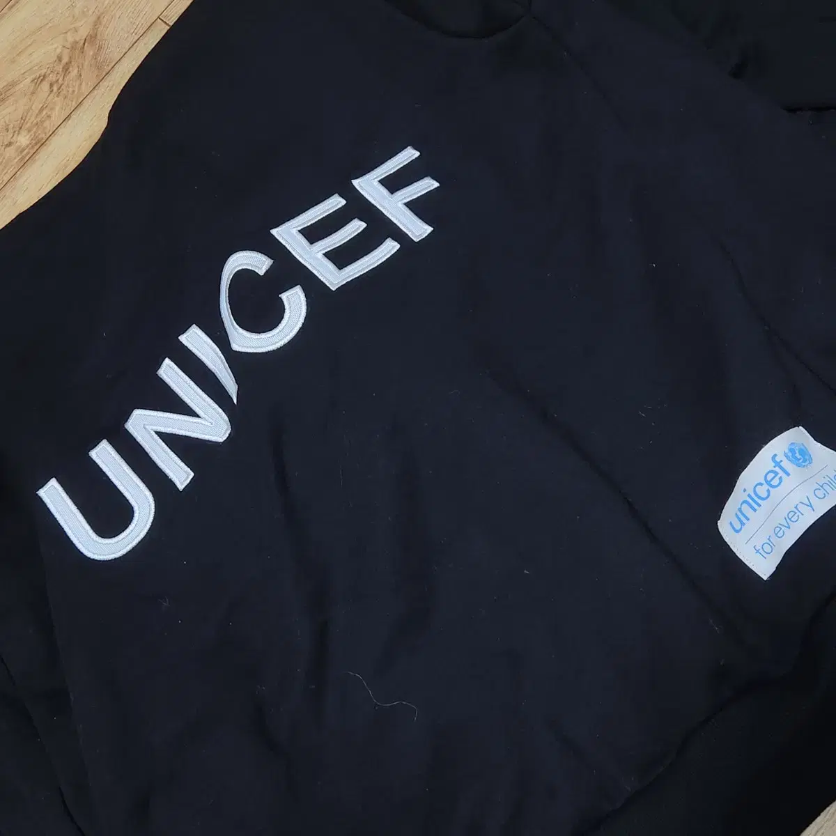 유니세프 unicef 후드집업