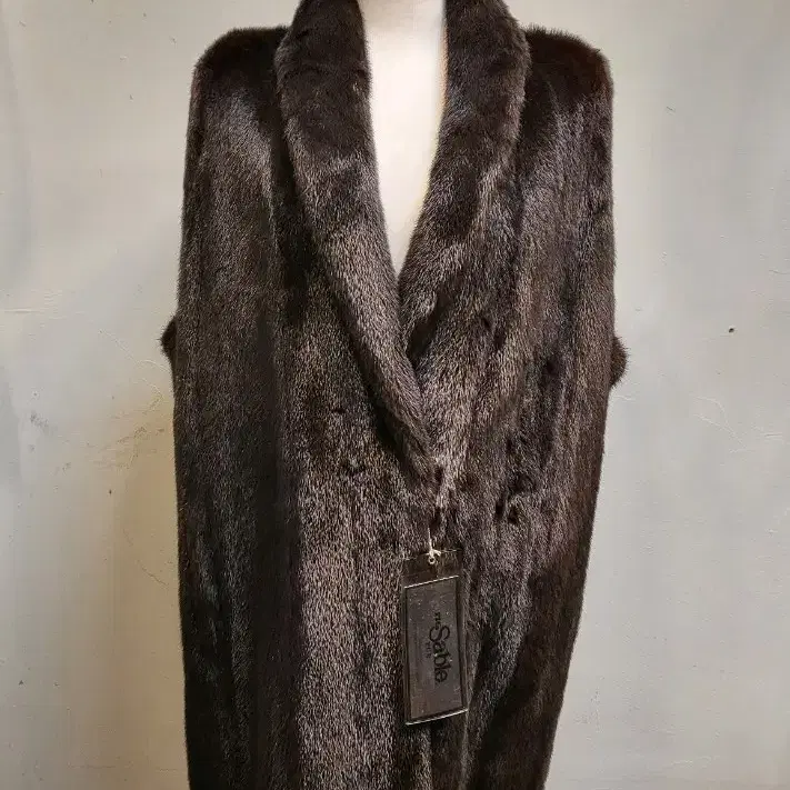 새상품) BLACKGLAMA MG Sable Fur 최고급 모피조끼