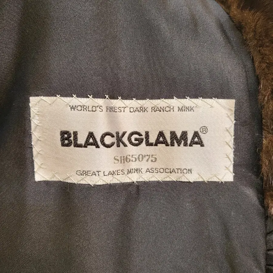 새상품) BLACKGLAMA MG Sable Fur 최고급 모피조끼