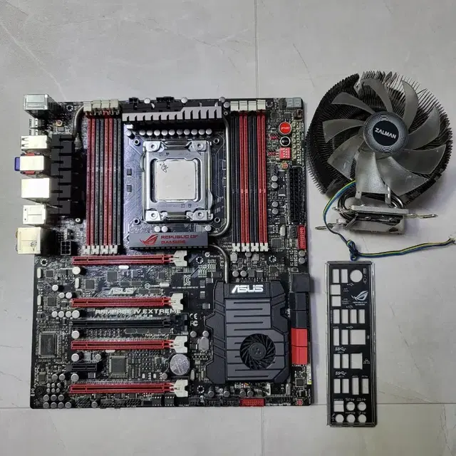 ASUS X79 M/B+ i7-3960x+쿨러/부품용