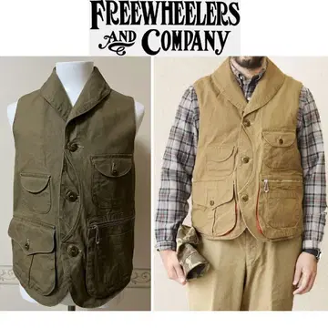 [새상품급]FREEWHEELERS 캣츠킬 슬리브리스 코트[36]