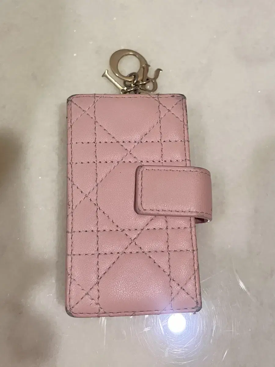 Dior Accordion Cardholder Wallet in Lambskin