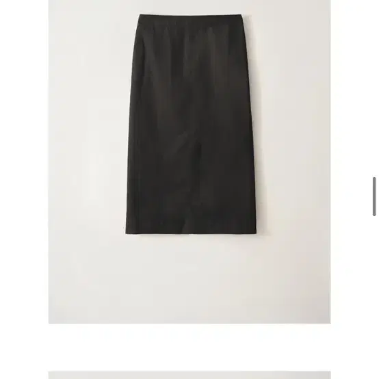 낫띵리튼 stitch h-line maxi skirt (black-s)