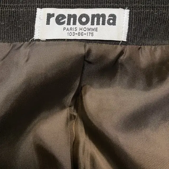 레노마 옴므 코듀로이 블레이저 자켓 Renoma Paris homme