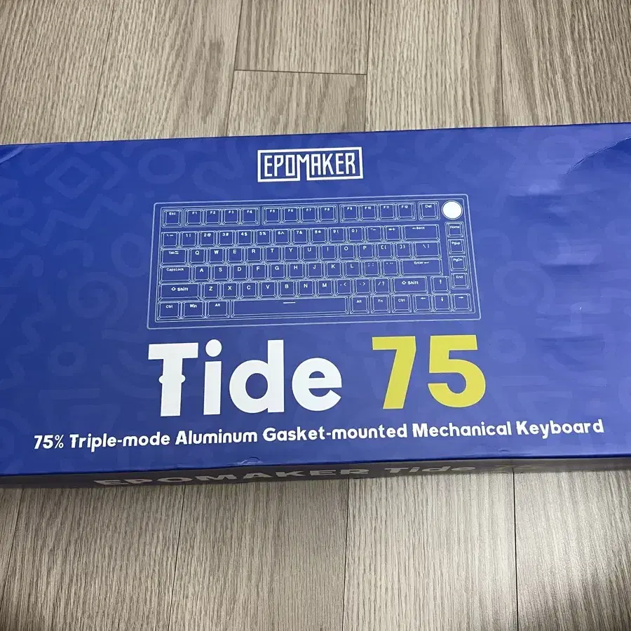 (풀알루 키보드) 에포메이커 Tide75 레몬 스위치