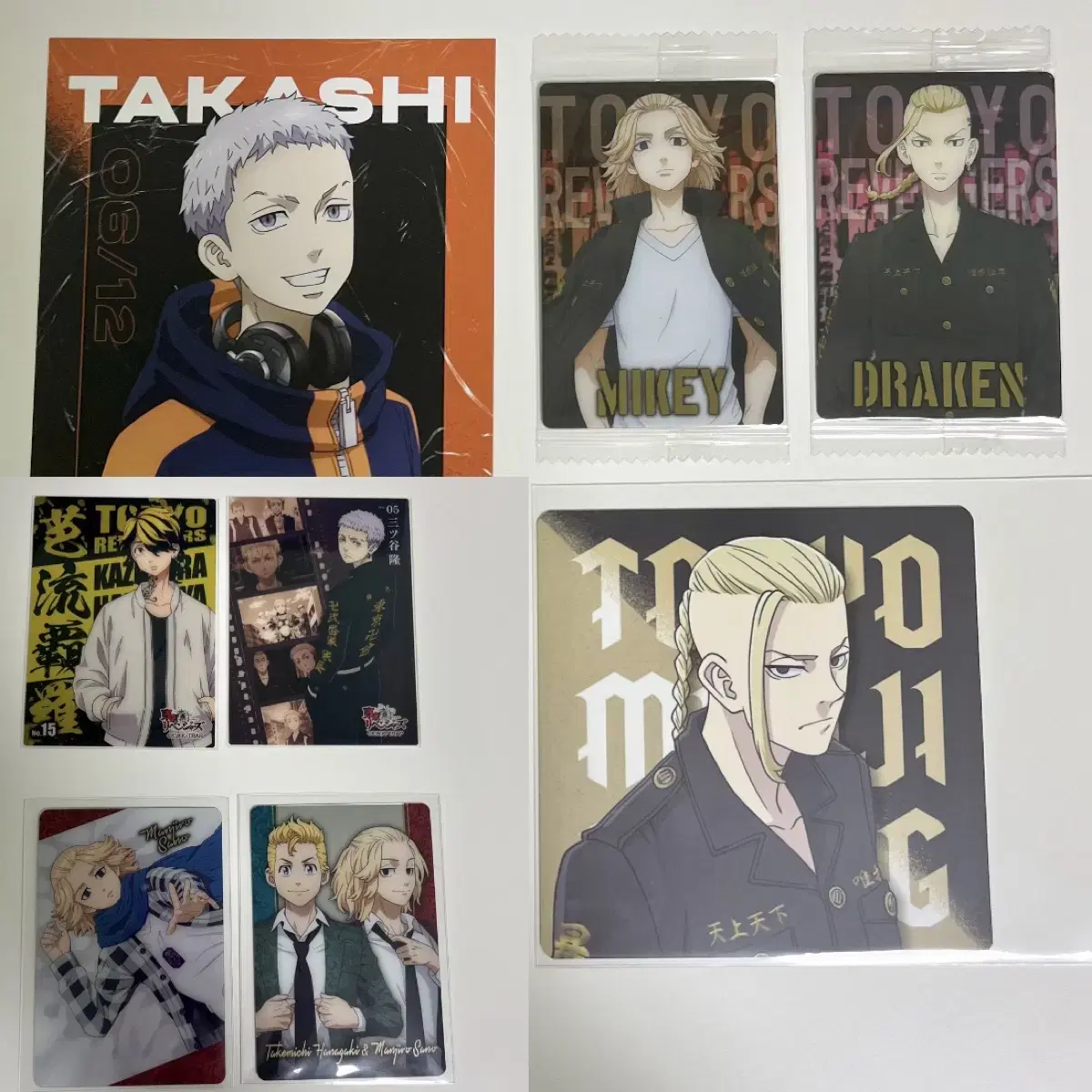 (Bulk)Toriben Official Goods,Birthday Postcard,Coaster,TC Mikey,Draken,Mitsuya,Kazutora